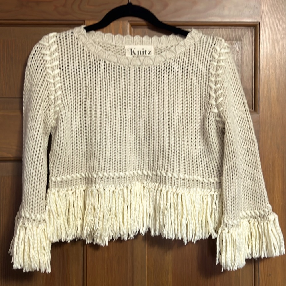 For love and lemons Knitz crop sweater